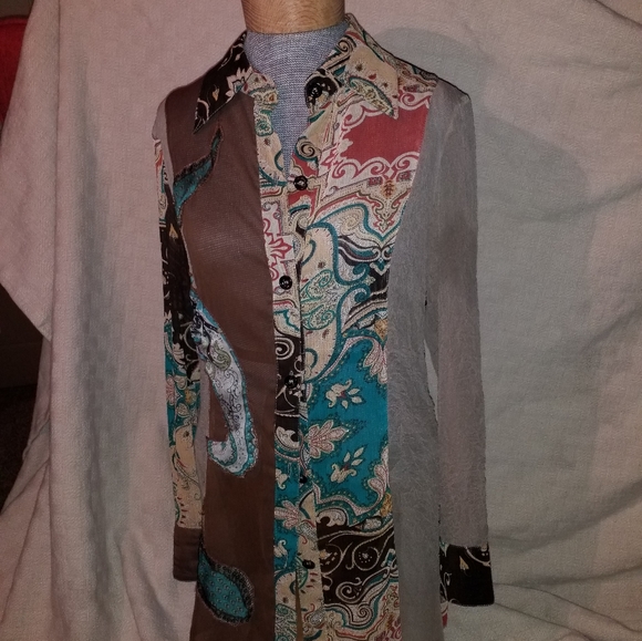 Medium 90's vintage fitted tunic - Picture 5 of 5